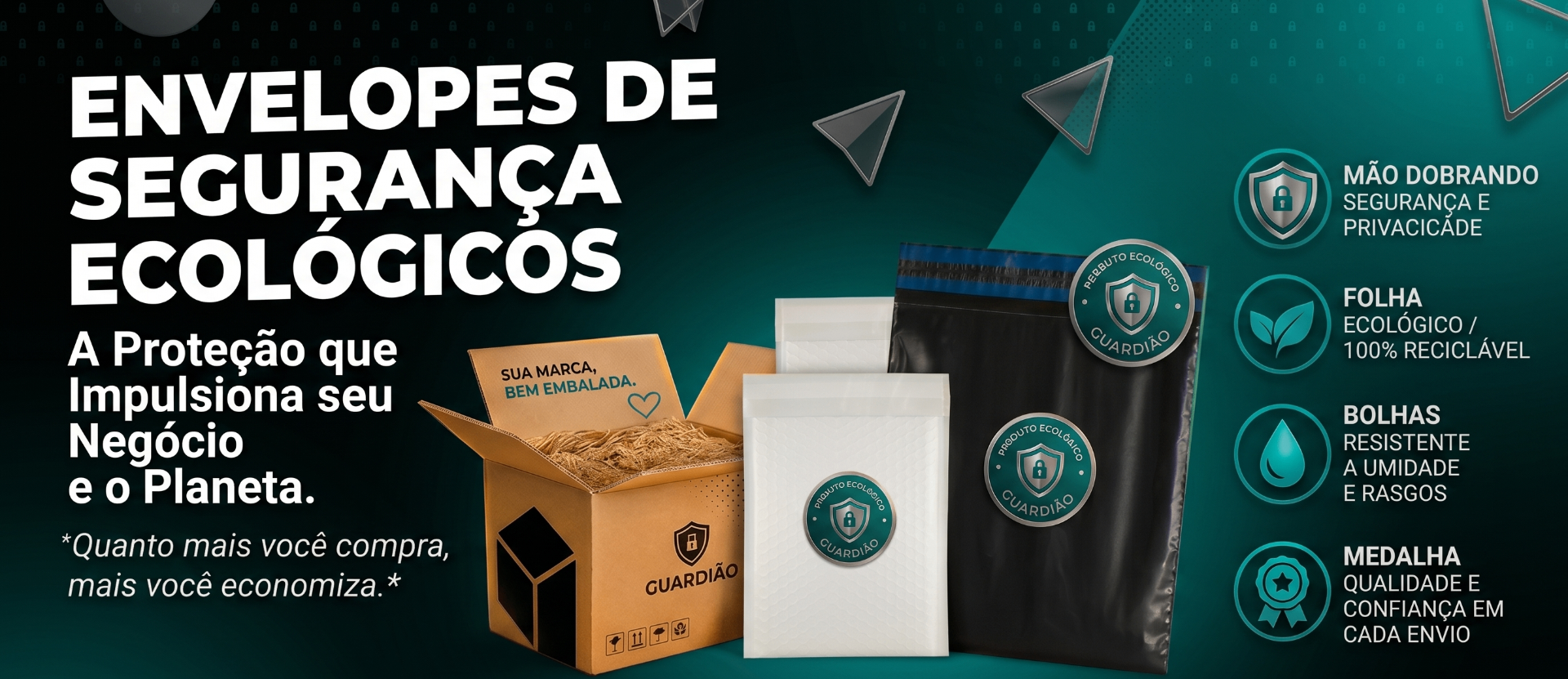 Envelopes de segurança Guardião